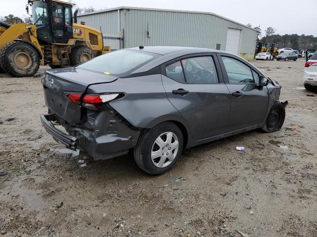 3N1CN8DV9LL843689 - 2020 NISSAN VERSA S GRAY photo 3