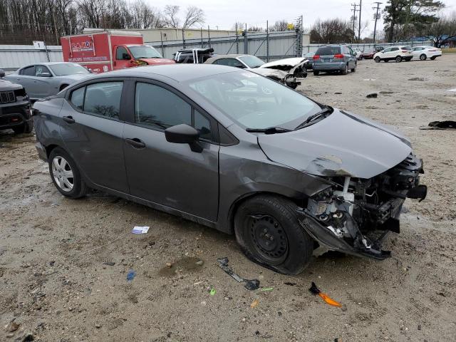 3N1CN8DV9LL843689 - 2020 NISSAN VERSA S GRAY photo 4