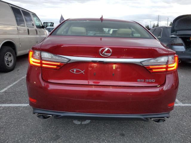 JTHBK1GG2G2236870 - 2016 LEXUS ES 350 BURGUNDY photo 6