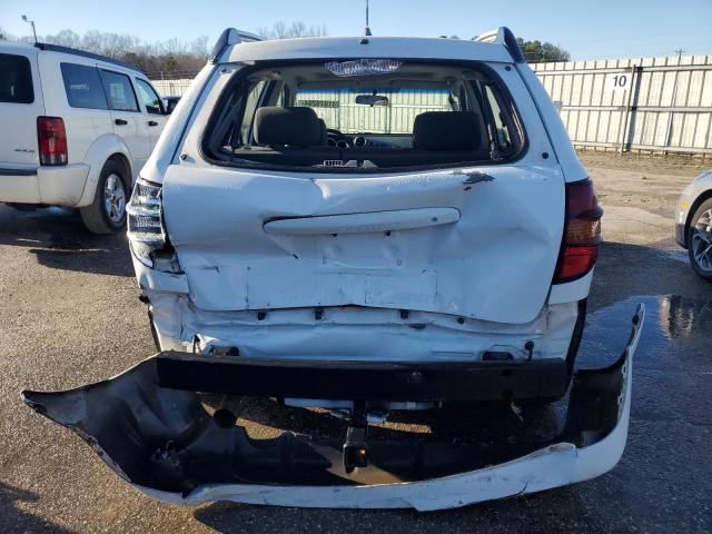 5Y2SL658X6Z419804 - 2006 PONTIAC VIBE WHITE photo 6