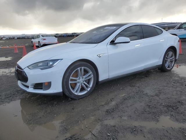 5YJSA1S11FF083854 - 2015 TESLA MODEL S 70 WHITE photo 1