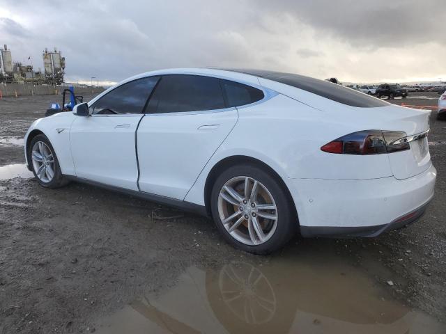 5YJSA1S11FF083854 - 2015 TESLA MODEL S 70 WHITE photo 2