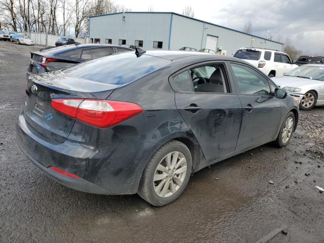 KNAFX4A62G5513163 - 2016 KIA FORTE LX BLACK photo 3