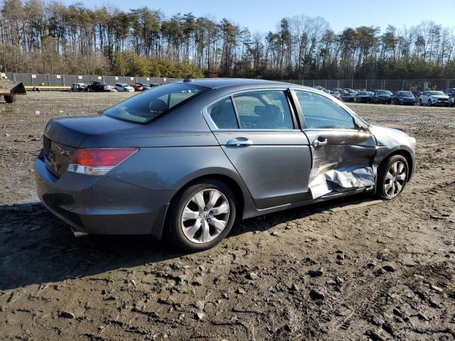 1HGCP36808A029156 - 2008 HONDA ACCORD EXL GRAY photo 3