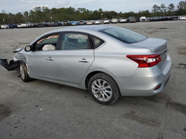 3N1AB7AP6KY277220 - 2019 NISSAN SENTRA S SILVER photo 2