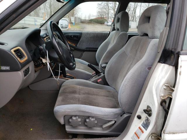JF1SF656X1H725525 - 2001 SUBARU FORESTER S WHITE photo 7