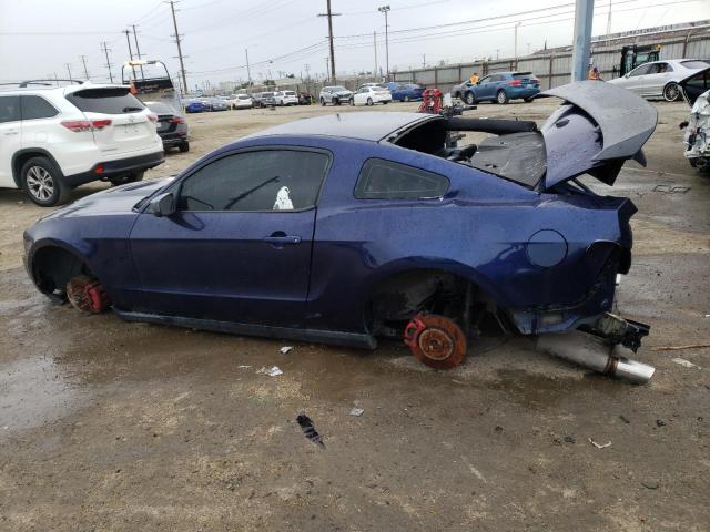 1ZVBP8AN7A5137239 - 2010 FORD MUSTANG BLUE photo 2