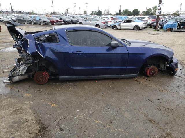 1ZVBP8AN7A5137239 - 2010 FORD MUSTANG BLUE photo 3