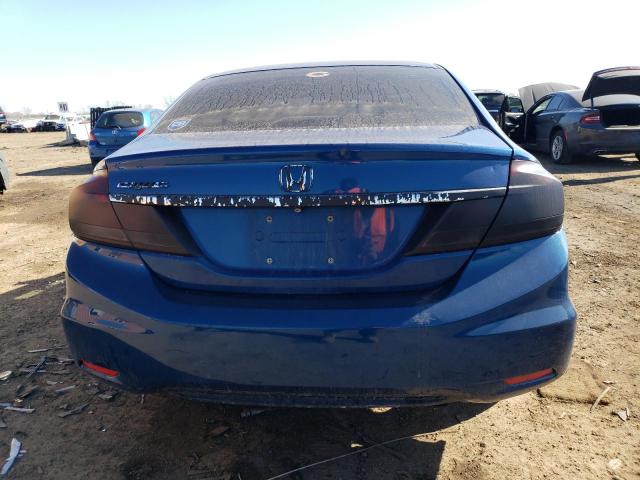 19XFB2F56EE049723 - 2014 HONDA CIVIC LX BLUE photo 6