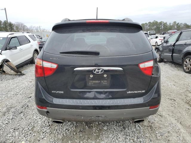 KM8NU4CC8BU139548 - 2011 HYUNDAI VERACRUZ GLS BLACK photo 6