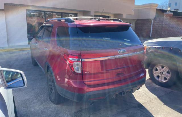 1FMHK8D86CGA44166 - 2012 FORD EXPLORER XLT RED photo 3