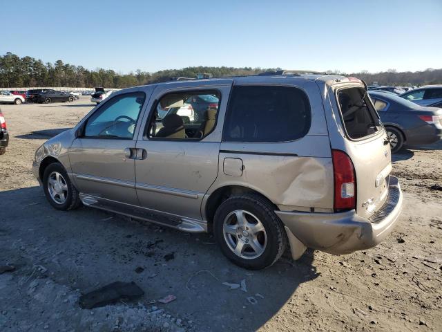 4N2ZN16TX2D819591 - 2002 NISSAN QUEST SE GOLD photo 2