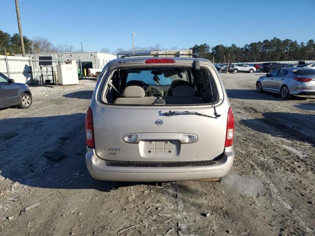 4N2ZN16TX2D819591 - 2002 NISSAN QUEST SE GOLD photo 6