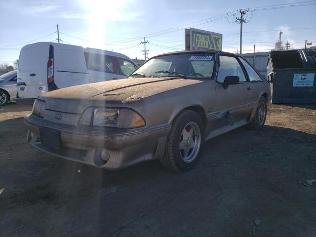 1FABP42E7JF141138 - 1988 FORD MUSTANG GT GRAY photo 1