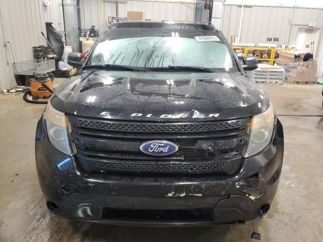 1FM5K8AR9DGC26011 - 2013 FORD EXPLORER POLICE INTERCEPTOR BLACK photo 5