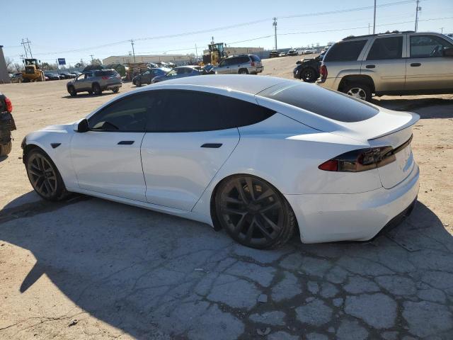 5YJSA1E6XMF451212 - 2021 TESLA MODEL S WHITE photo 2