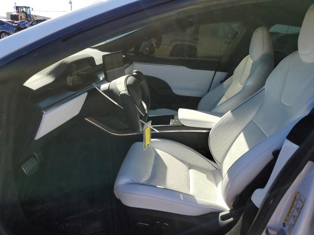 5YJSA1E6XMF451212 - 2021 TESLA MODEL S Սպիտակ լուսանկար 7