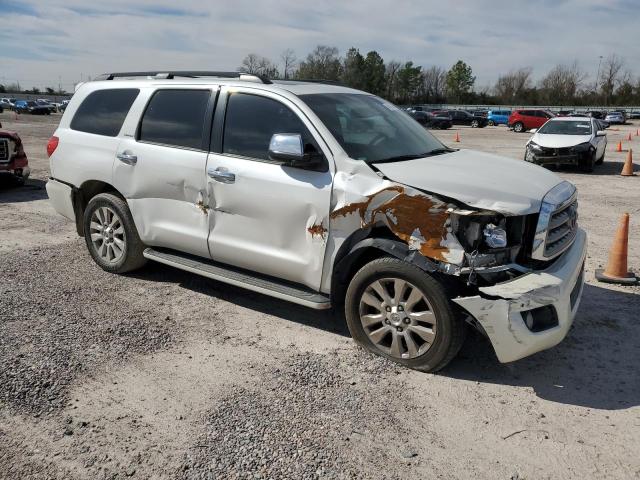 5TDYY5G17DS043969 - 2013 TOYOTA SEQUOIA PLATINUM WHITE photo 4