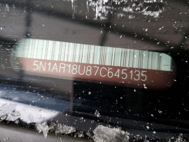 5N1AR18U87C645135 - 2007 NISSAN PATHFINDER LE თაფლისფერი ფოტო 13