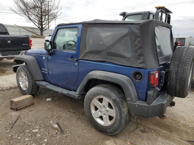 1J4AA2D15AL105773 - 2010 JEEP WRANGLER SPORT BLUE photo 2
