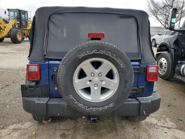 1J4AA2D15AL105773 - 2010 JEEP WRANGLER SPORT BLUE photo 6