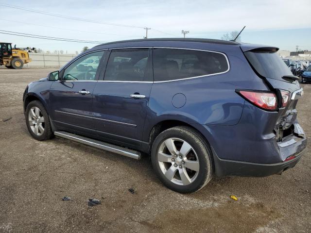 1GNKRJKDXEJ208139 - 2014 CHEVROLET TRAVERSE LTZ BLUE photo 2