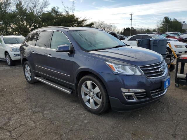 1GNKRJKDXEJ208139 - 2014 CHEVROLET TRAVERSE LTZ BLUE photo 4