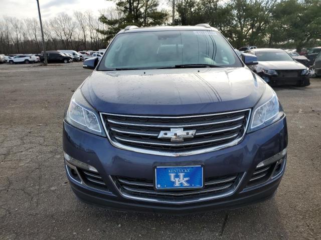 1GNKRJKDXEJ208139 - 2014 CHEVROLET TRAVERSE LTZ BLUE photo 5