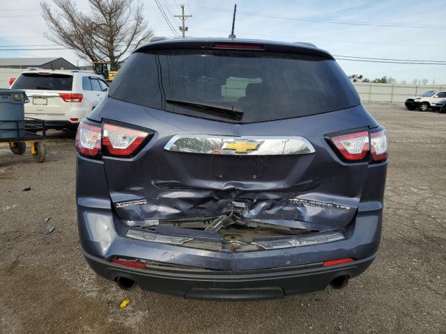 1GNKRJKDXEJ208139 - 2014 CHEVROLET TRAVERSE LTZ BLUE photo 6