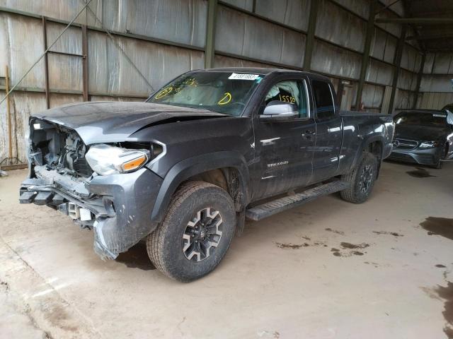 3TYSZ5AN8NT078458 - 2022 TOYOTA TACOMA ACCESS CAB GRAY photo 1