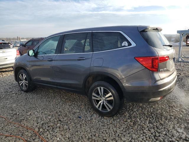 5FNYF6H53JB003921 - 2018 HONDA PILOT EXL GRAY photo 2