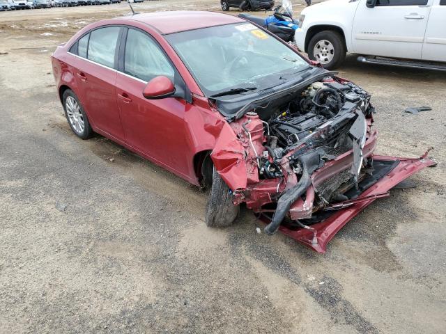 1G1PK5SC8C7120811 - 2012 CHEVROLET CRUZE ECO RED photo 4