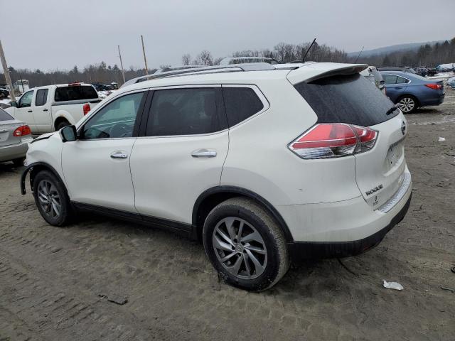 5N1AT2MV5EC802753 - 2014 NISSAN ROGUE S WHITE photo 2