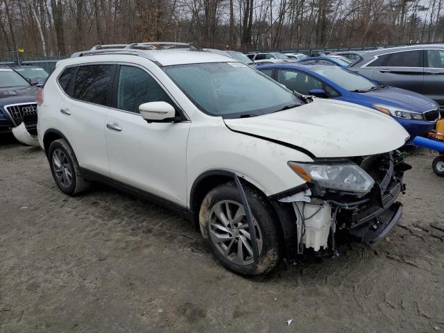 5N1AT2MV5EC802753 - 2014 NISSAN ROGUE S WHITE photo 4