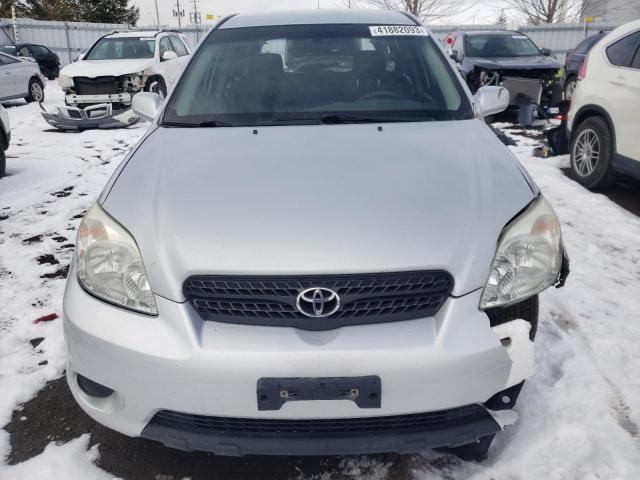 2T1KR32E45C844130 - 2005 TOYOTA MATRIX XR SILVER photo 5