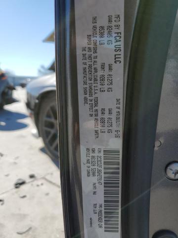 2C3CDZFJ8GH279147 - 2016 DODGE CHALLENGER R/T SCAT PACK CHARCOAL photo 12