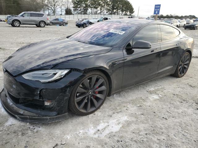5YJSA1E26HF198389 - 2017 TESLA MODEL S შავი ფოტო 1