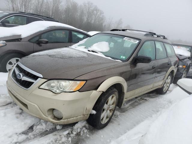 4S4BP61C787320561 - 2008 SUBARU OUTBACK 2.5I BROWN photo 1