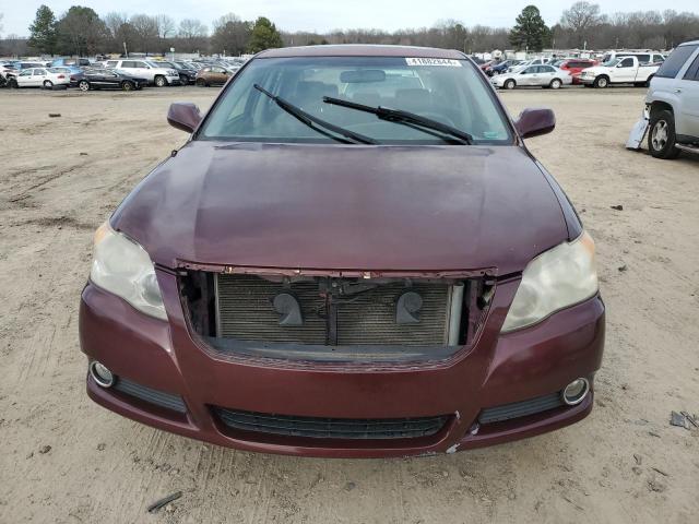 4T1BK36B78U285096 - 2008 TOYOTA AVALON XL MAROON photo 5