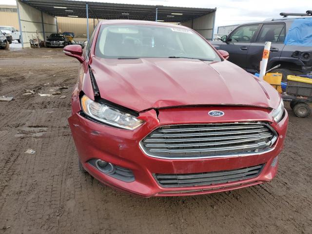 3FA6P0HDXGR185123 - 2016 FORD FUSION SE BURGUNDY photo 5