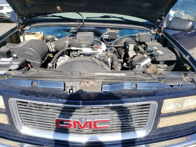 1GTEK19R7WE530078 - 1998 GMC SIERRA K1500 BLUE photo 11