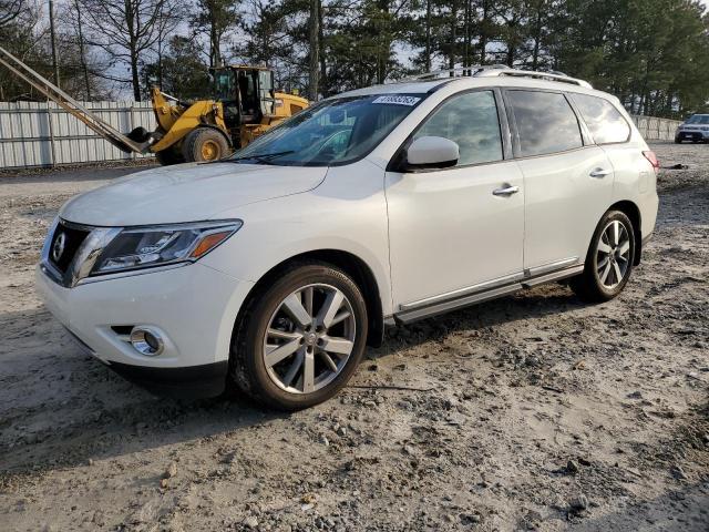 5N1AR2MN7EC653048 - 2014 NISSAN PATHFINDER S WHITE photo 1