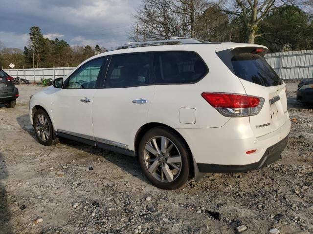 5N1AR2MN7EC653048 - 2014 NISSAN PATHFINDER S WHITE photo 2