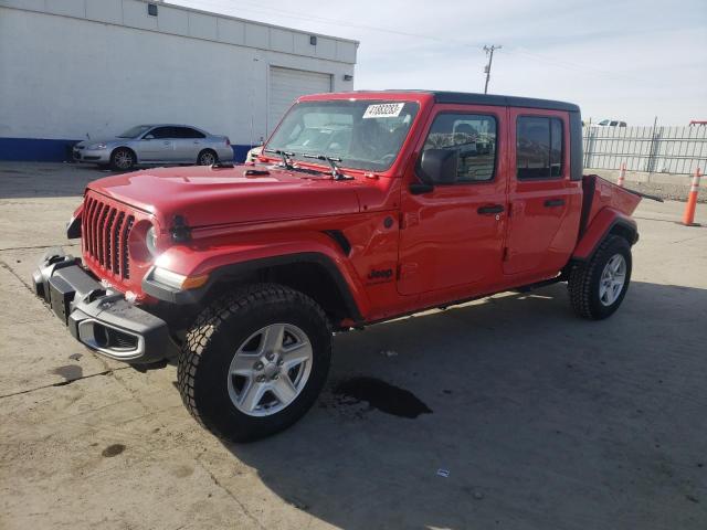 1C6JJTAM9NL163456 - 2022 JEEP GLADIATOR SPORT RED photo 1