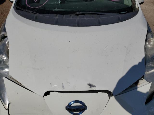 1N4AZ0CP3FC326035 - 2015 NISSAN LEAF S WHITE photo 11