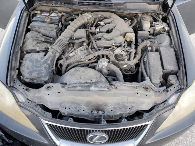 JTHBK262882060310 - 2008 LEXUS IS 250 GRAY photo 11