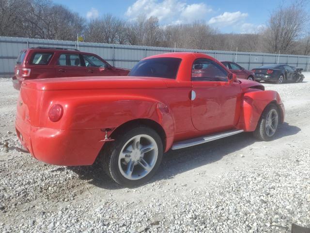 1GCES14P94B109144 - 2004 CHEVROLET SSR RED photo 3