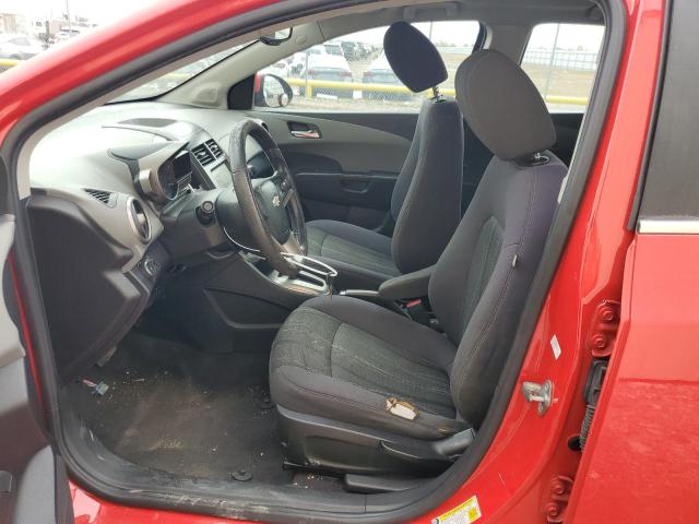 1G1JC5SHXF4156777 - 2015 CHEVROLET SONIC LT RED photo 7