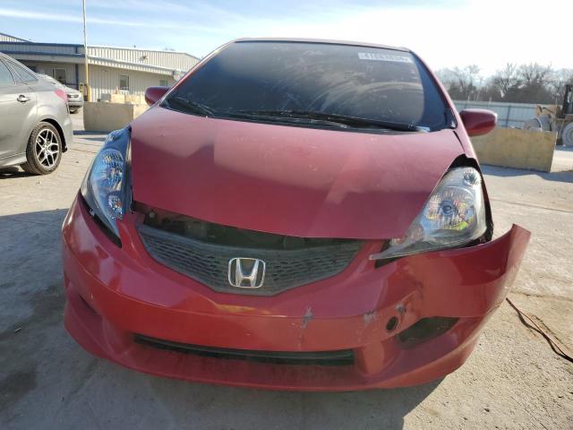 JHMGE8H56BC017819 - 2011 HONDA FIT SPORT RED photo 5