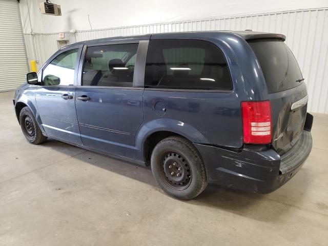 2A8HR44H78R844725 - 2008 CHRYSLER TOWN & COU LX BLUE photo 2